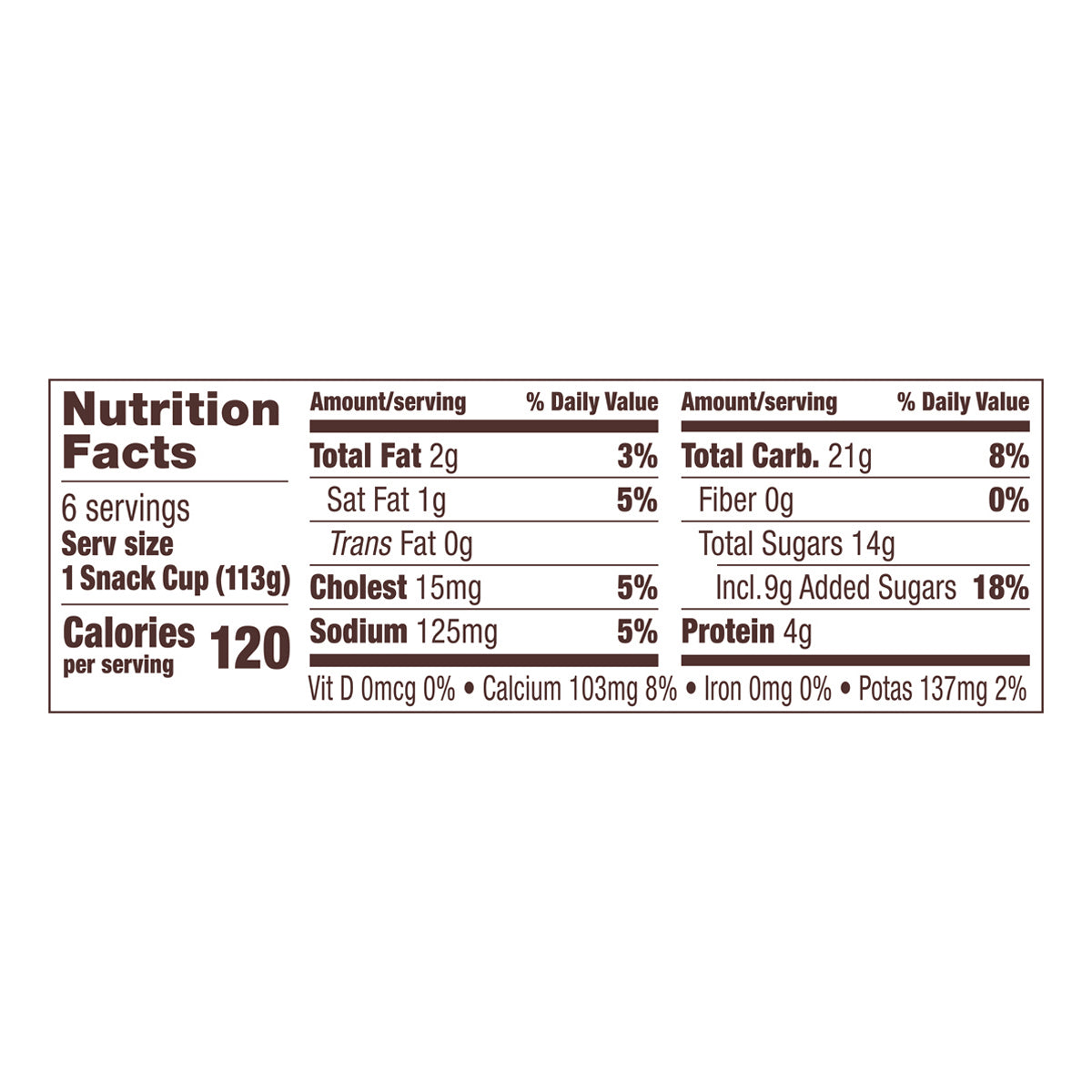 Kozy Shack Rice Pudding Snack Cups, Original Recipe, Gluten Free Dessert, 4 oz, 6 ct