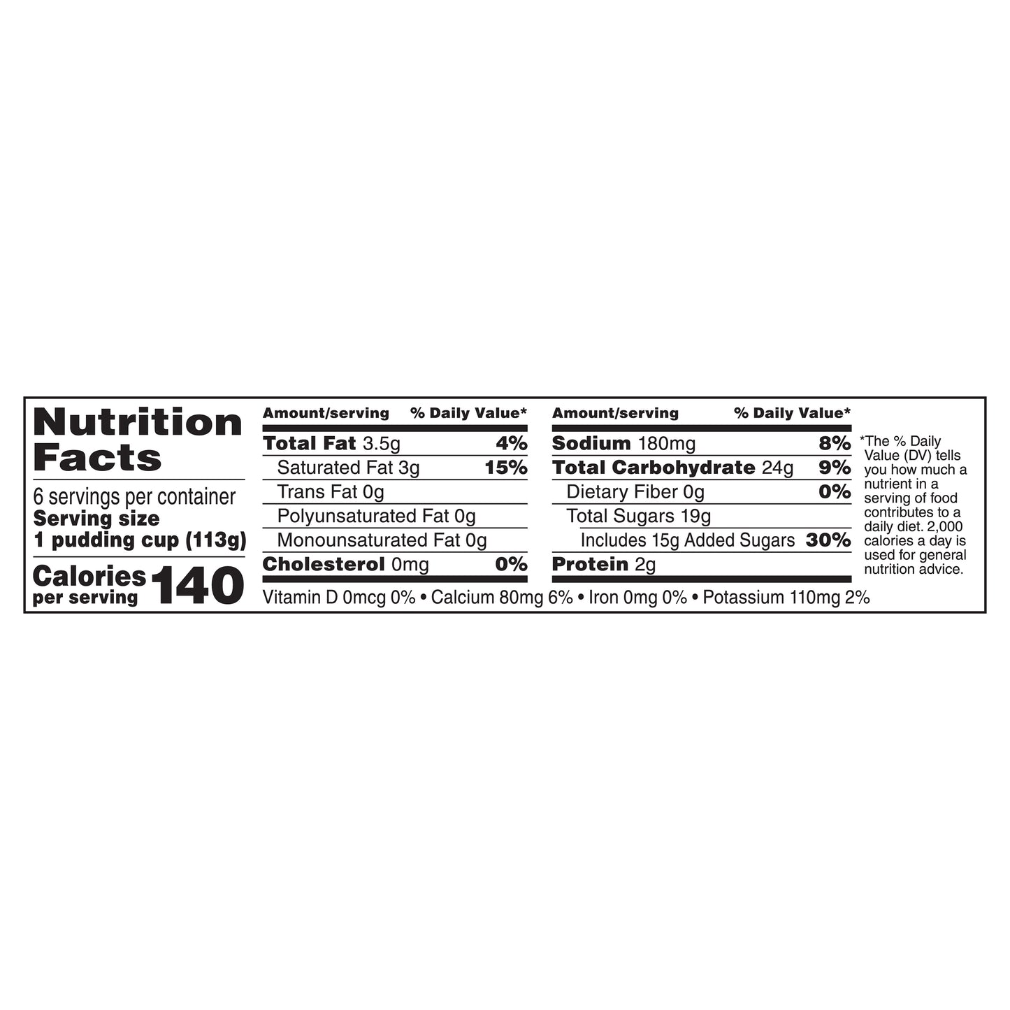 Swiss Miss Vanilla Flavored Pudding, 6 Count Pudding Cups (8 Pack)