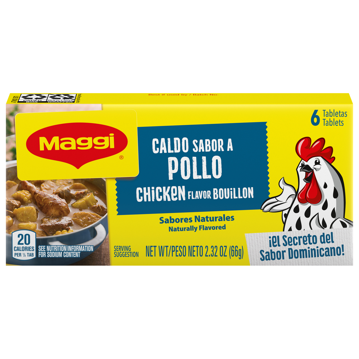 MAGGI Kitchen Cupboard Chicken Boullion (6x11g) Jars