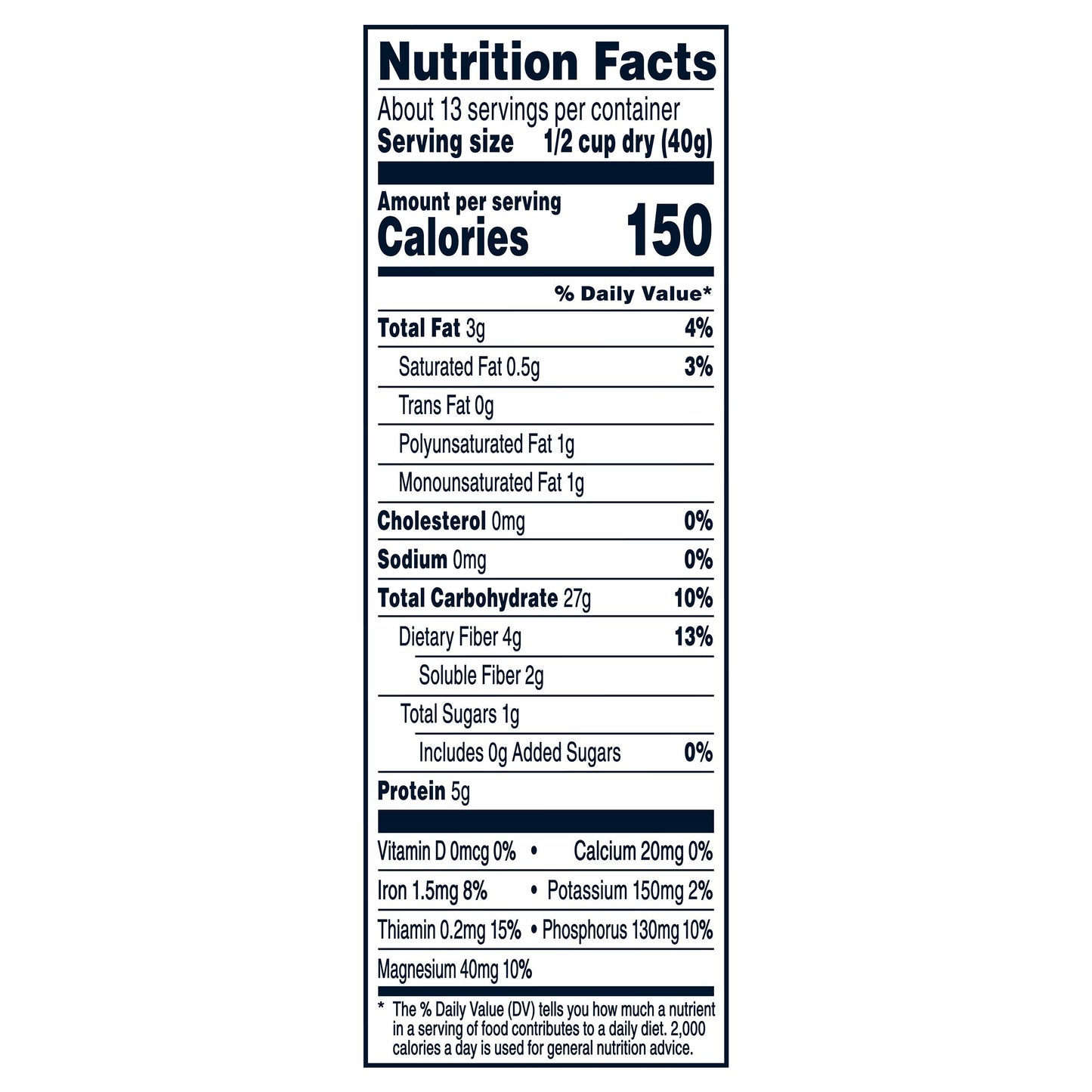 Quaker Whole Grain Oats Quick 1-Minute Oats 18 Oz