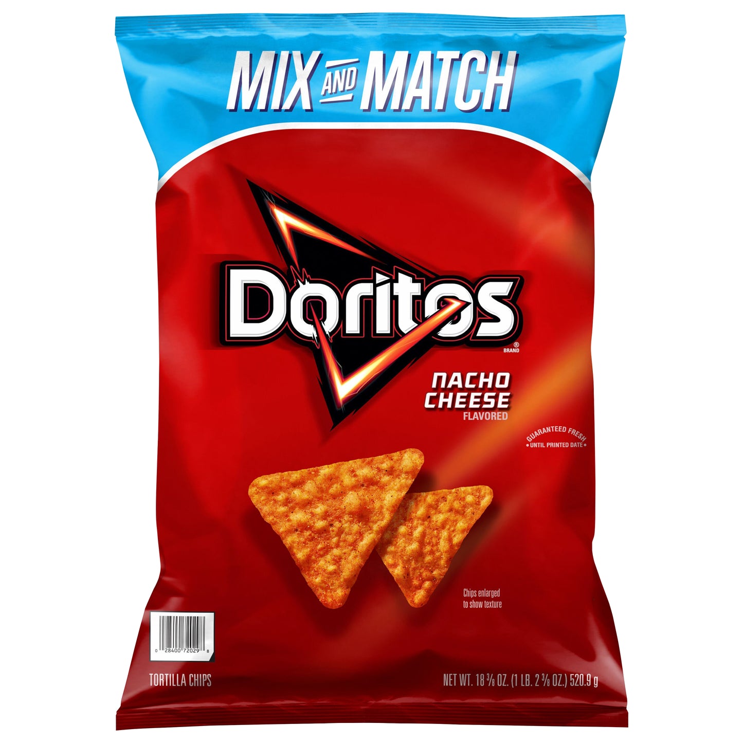 Doritos Tortilla Chips Nacho Cheese Flavored 18 3/8 Oz