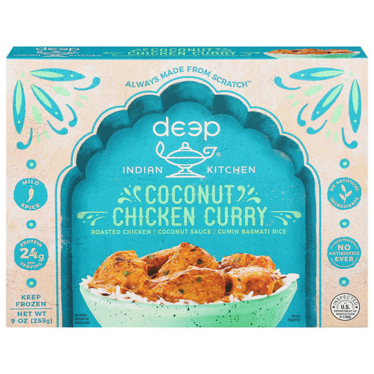 Deep Indian Kitchen Mild Spice Coconut Chicken Curry 9 oz