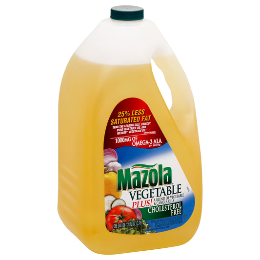 Mazola Cholesterol Free Vegetable & Canola Oil 1 gl
