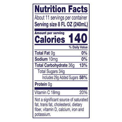 Welch's Passion Fruit Juice Drink, 89 fl oz