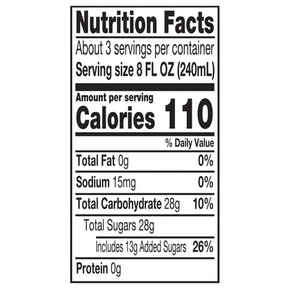 Welch's Non-Alcoholic Sparkling Juice Cocktail, White Grape, 25.4 fl oz Bottle