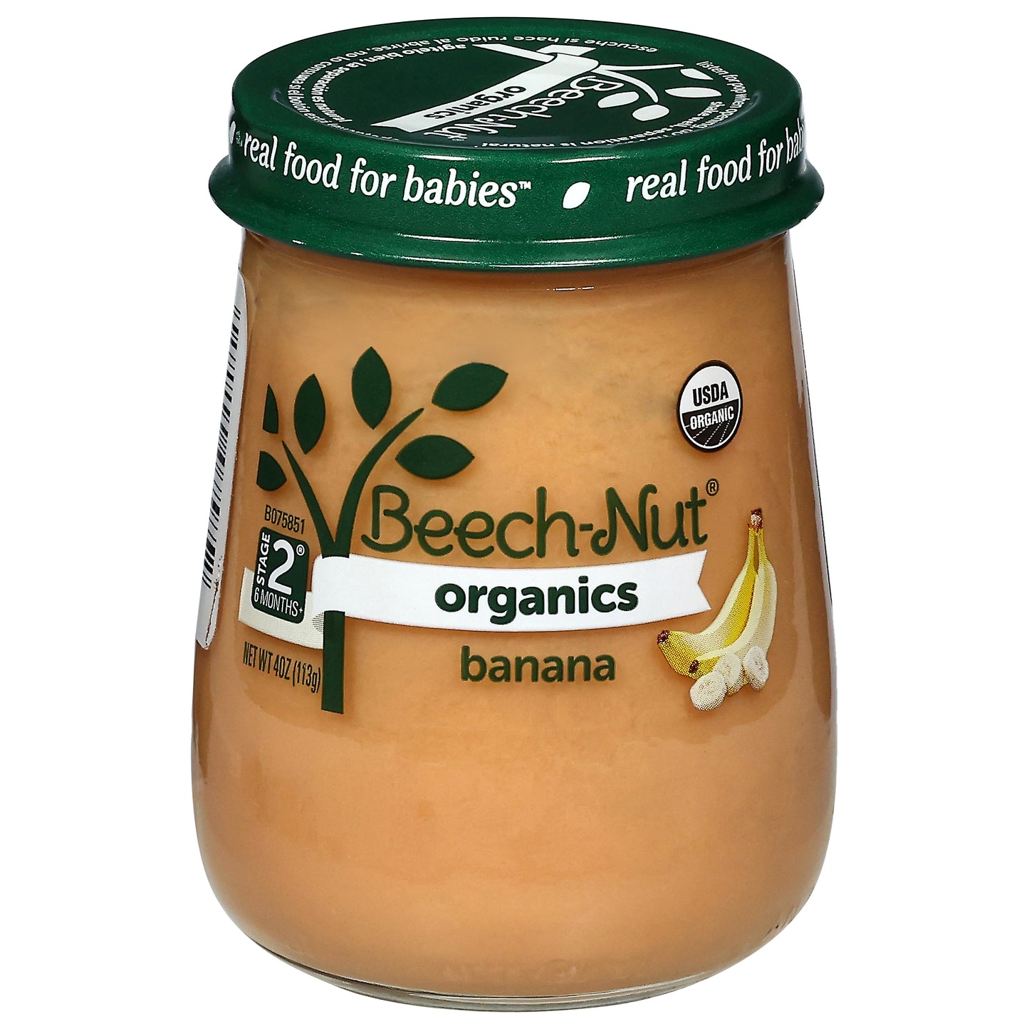 Beech-Nut Organics Stage 2 (6+ Months) Banana 4 oz