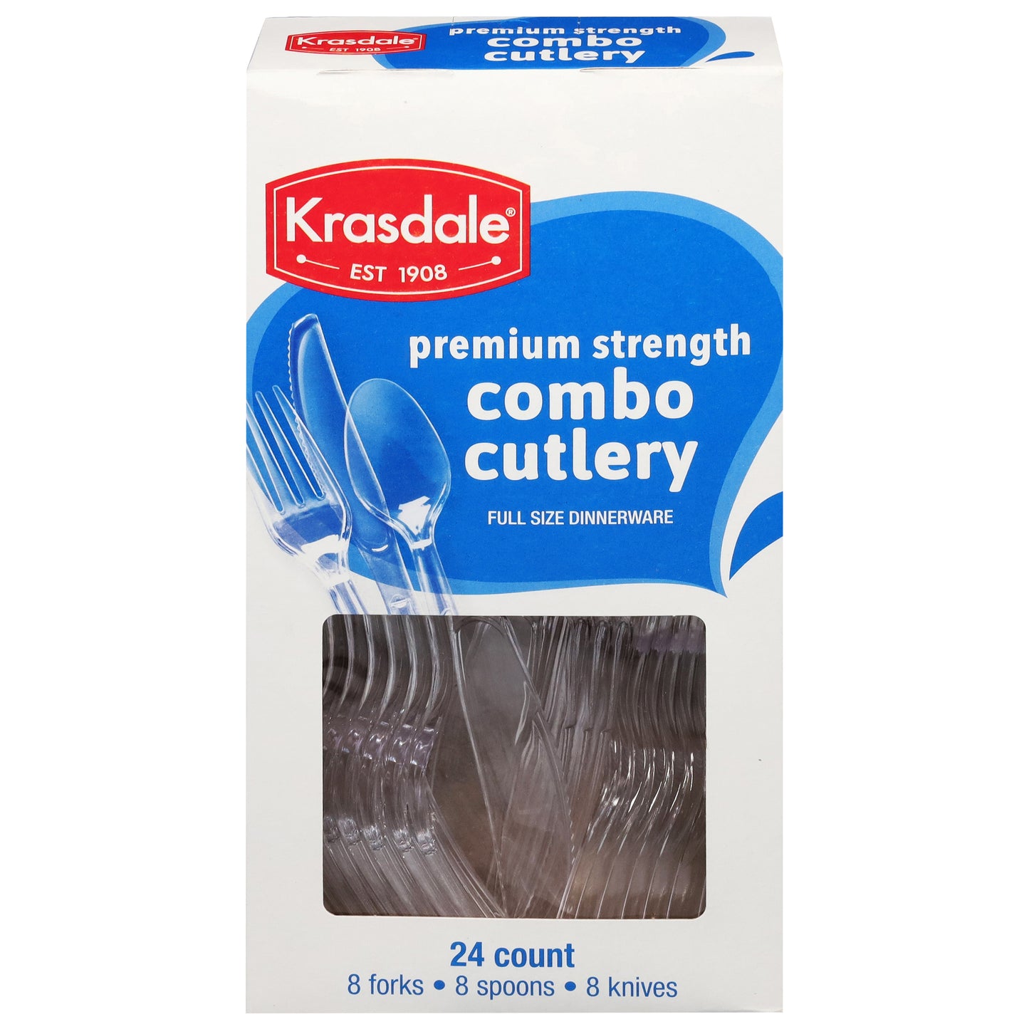Krasdale Premium Strength Combo Cutlery 24 ea