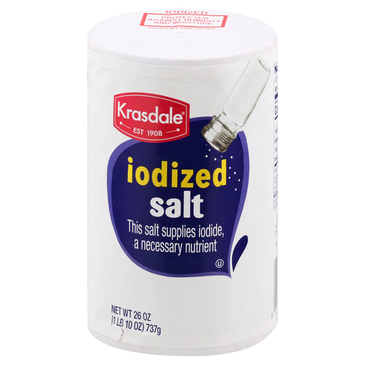Krasdale Iodized Iodized Salt 26 oz