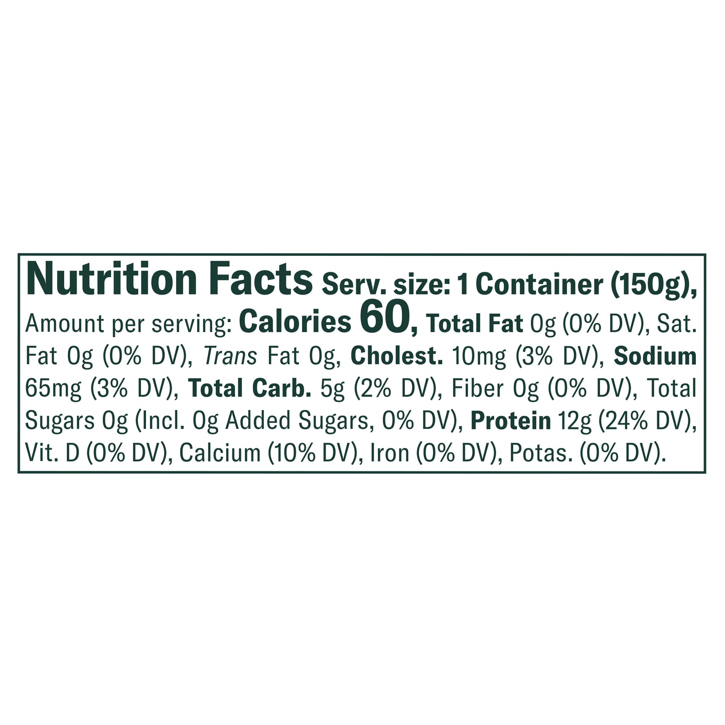 Chobani® with Zero Sugar* Peach 5.3oz
