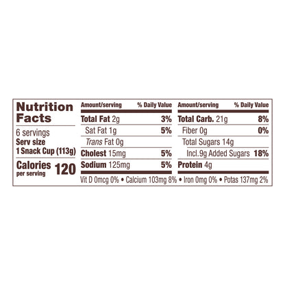 Kozy Shack Rice Pudding Snack Cups, Original Recipe, Gluten Free Dessert, 4 oz, 6 ct