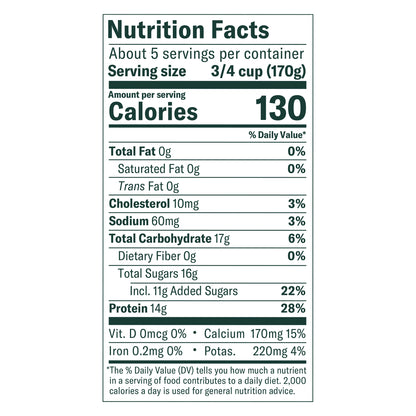 Chobani® Vanilla Non-Fat Greek Yogurt 32oz