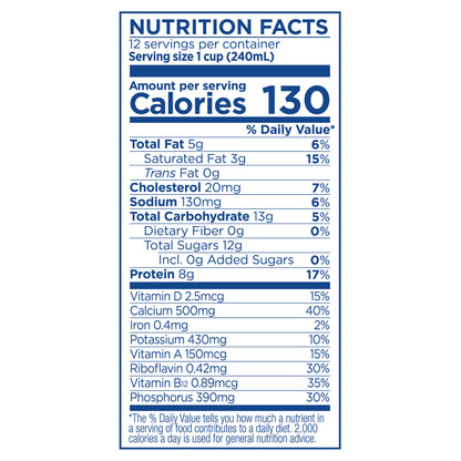 Lactaid 2% Reduced Fat Milk, Calcium Enriched, 96 oz