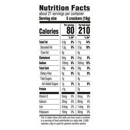 RITZ Fresh Stacks Original Crackers, 11.8 oz (8 Stacks)