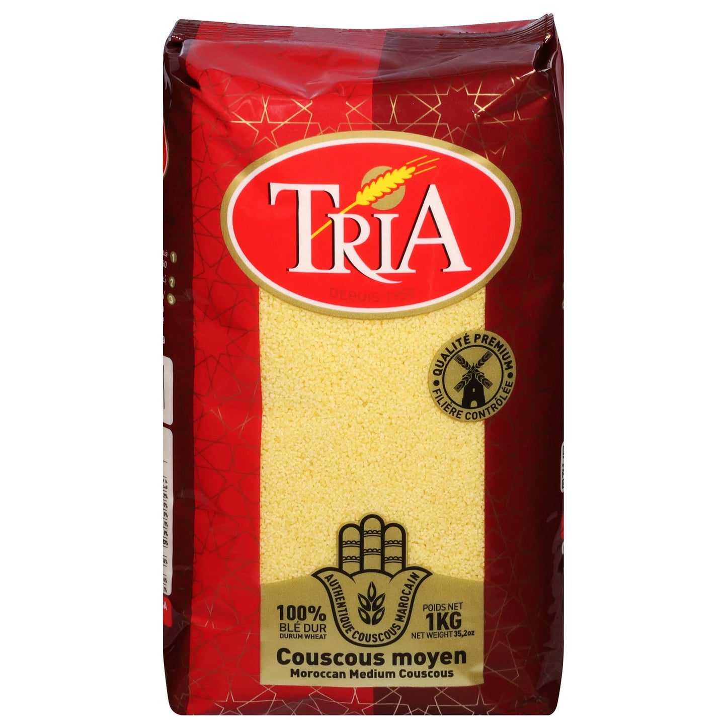 Tria Moroccan Couscous Medium 35.2 oz