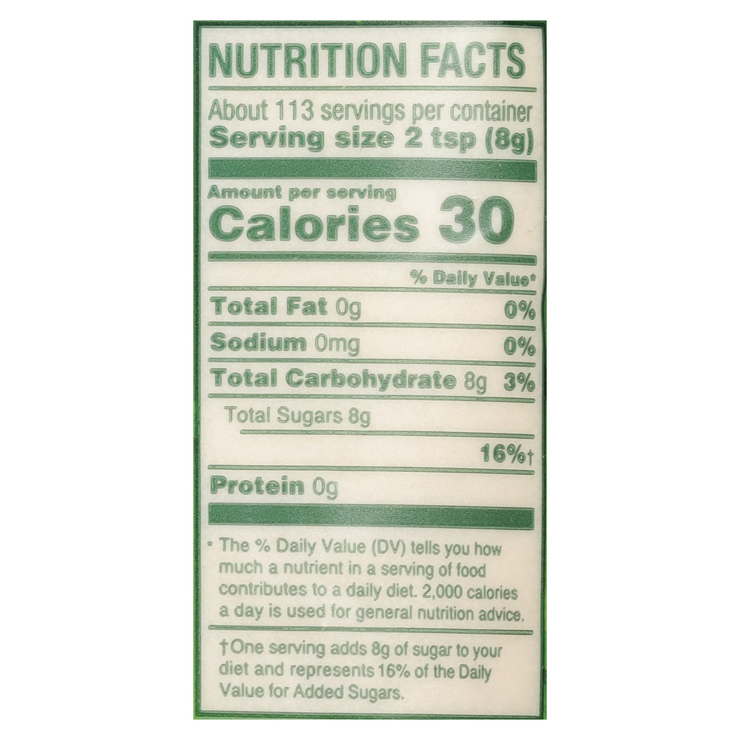 Florida Crystals Raw Regenerative Organic Cane Sugar 32 oz
