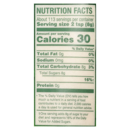 Florida Crystals Raw Regenerative Organic Cane Sugar 32 oz