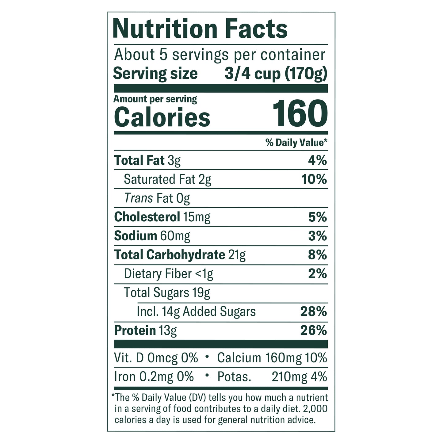 Chobani Reduced Fat Blended Greek Honey Vanilla Yogurt 32 oz