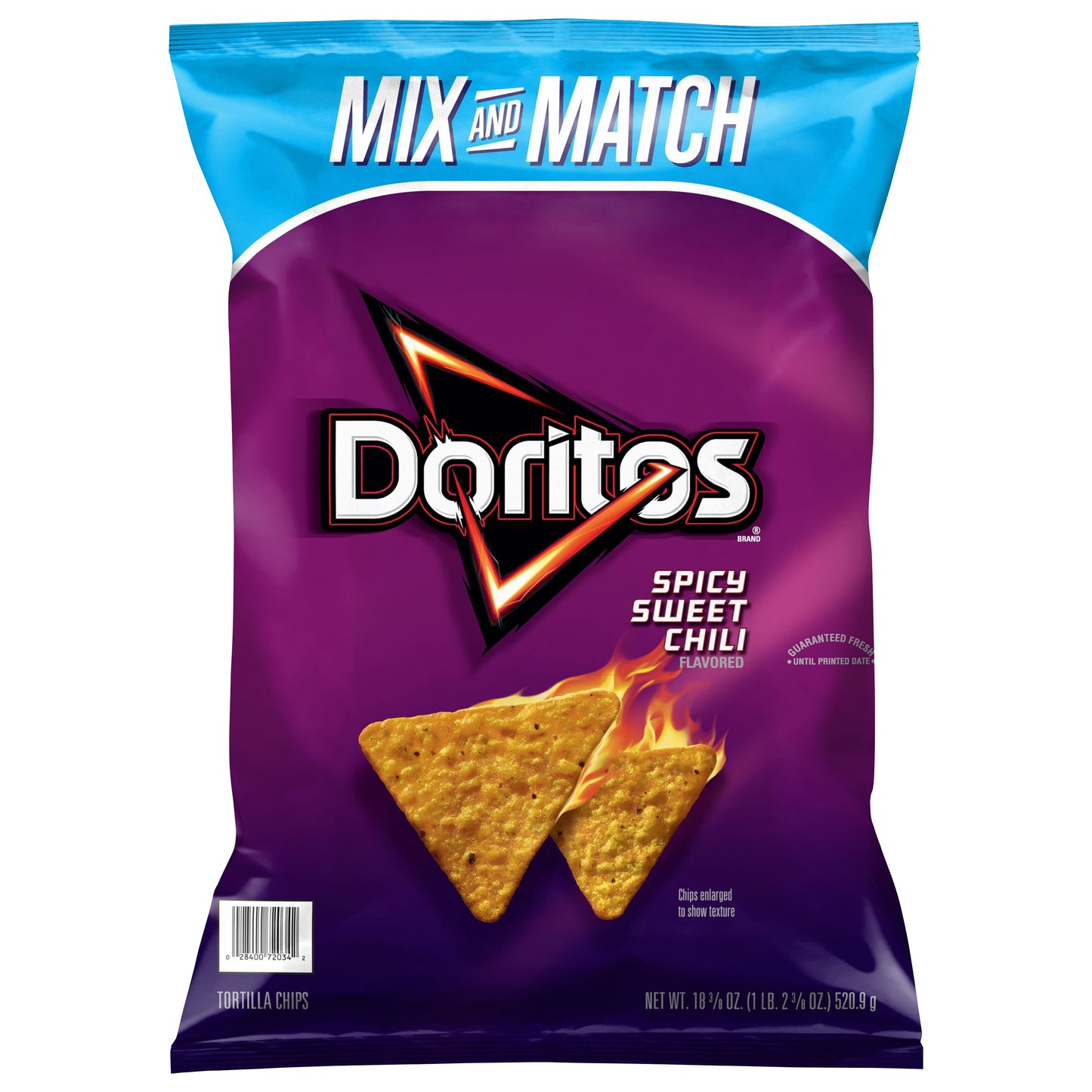 Doritos Tortilla Chips Spicy Sweet Chili Flavored 18 3/8 Oz