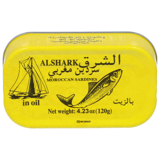 Alshark Moroccan Sardines in Oil 4.23 oz