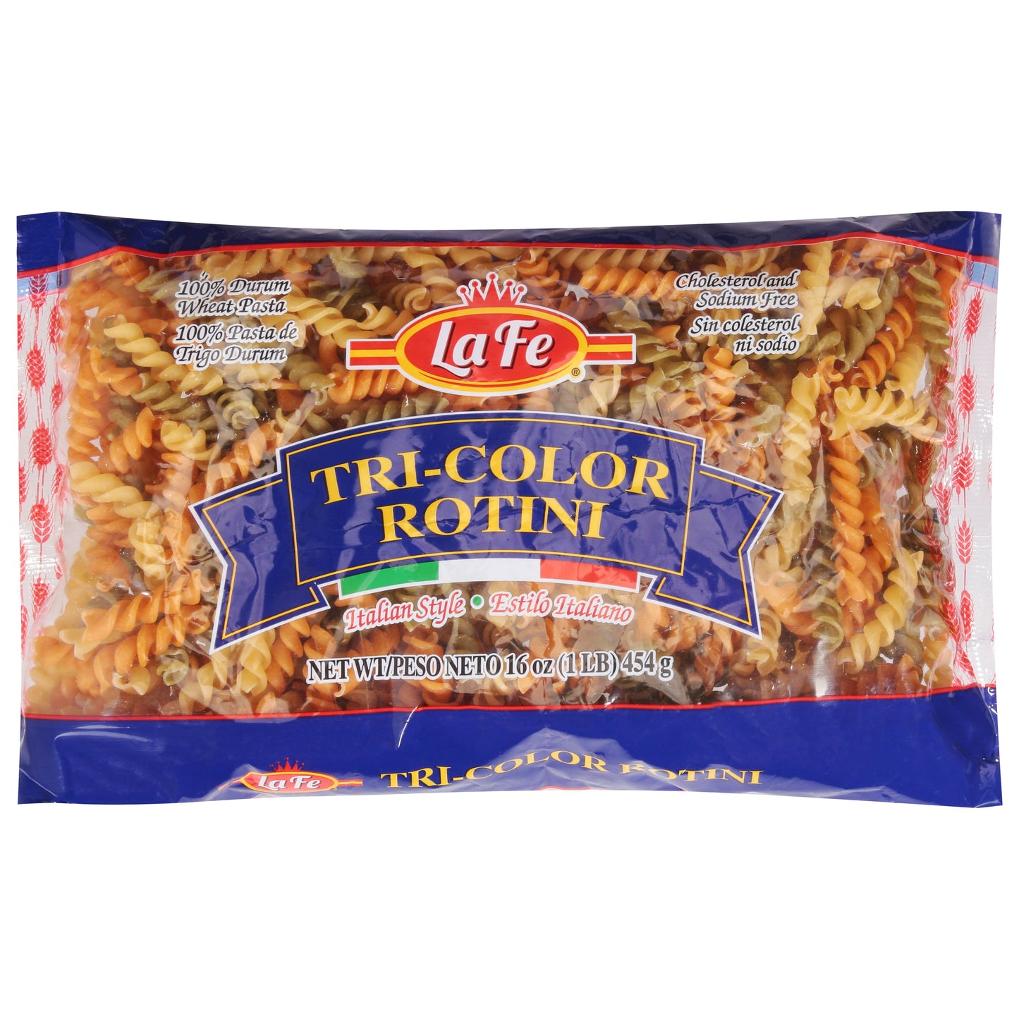 La Fe Tri-Color Rotini 16 oz