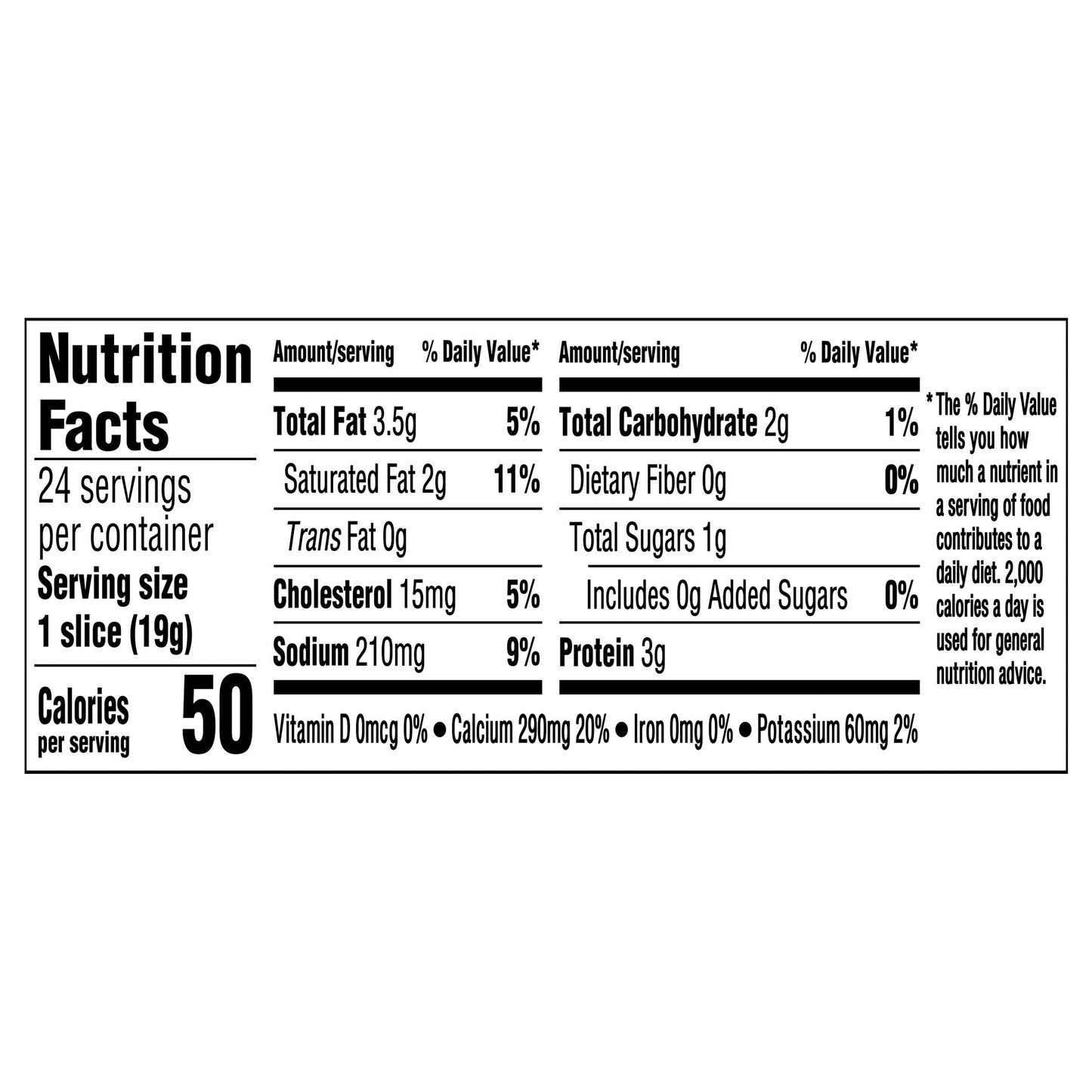 Kraft Singles White American Slices, 24 ct Pack