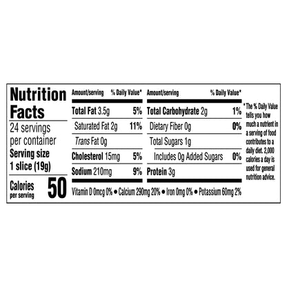 Kraft Singles White American Slices, 24 ct Pack