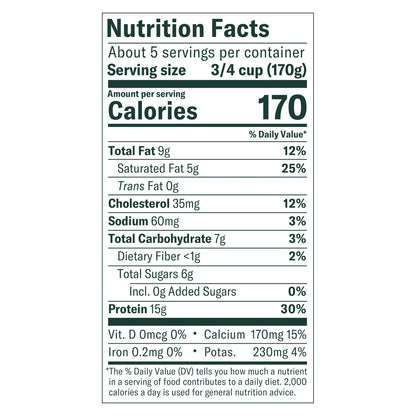 Chobani® Whole Milk Plain Greek Yogurt 32 oz