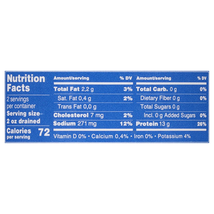 Real in Sunflower Oil Solid Pack Tuna 5 oz