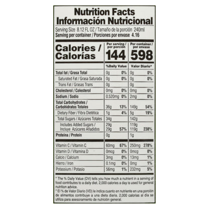 Natura's Apple Nectar from Concentrate 33.8 fl oz