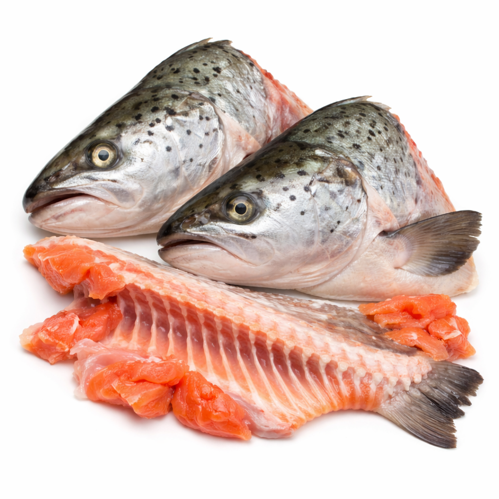 Salmon Head and Bone