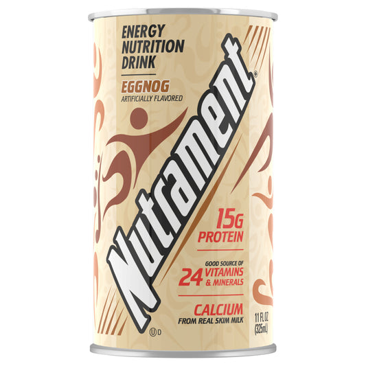 Nutrament Eggnog Nutrition Drink, Energy Drink With Vitamins, Minerals And Protein, 11 Fl Oz Can