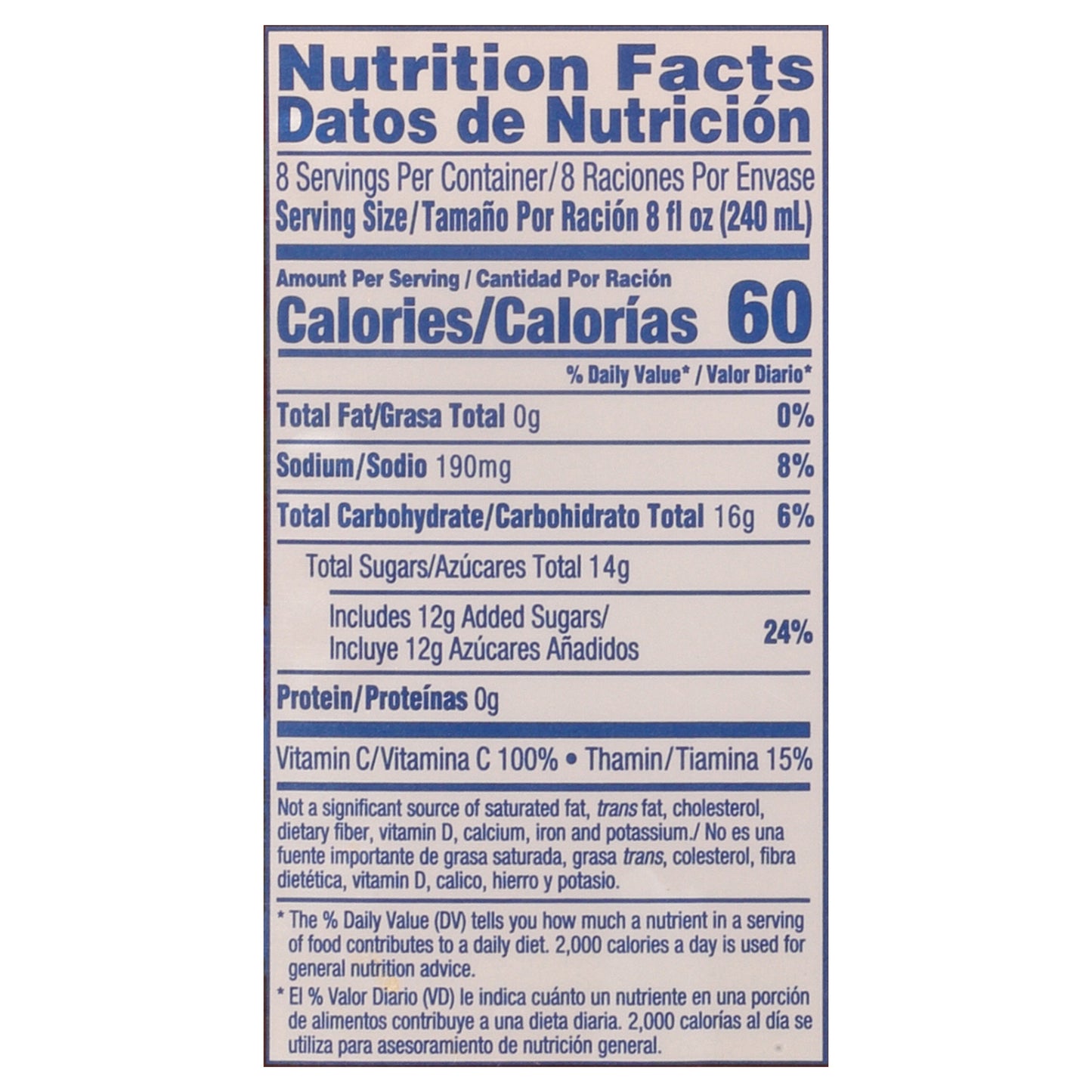 Sunnyd Tangy Original Orange Juice Drink, 64 Fl Oz Bottle