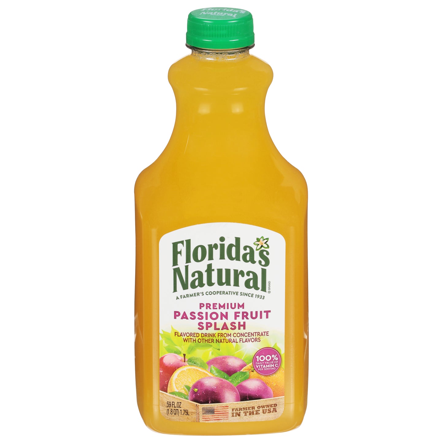 Florida's Natural Premium Passion Fruit Splash Flavored Drink 59 fl oz
