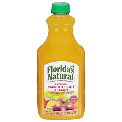 Florida's Natural Premium Passion Fruit Splash Flavored Drink 59 fl oz