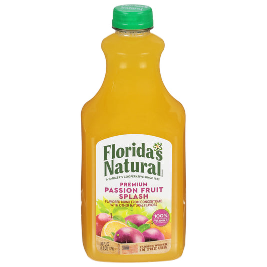 Florida's Natural Premium Passion Fruit Splash Flavored Drink 59 fl oz