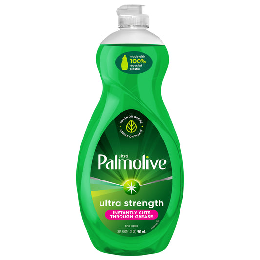 Palmolive Ultra Dishwashing Liquid Dish Soap, Ultra Strength Original- 32.5 Fluid Ounce