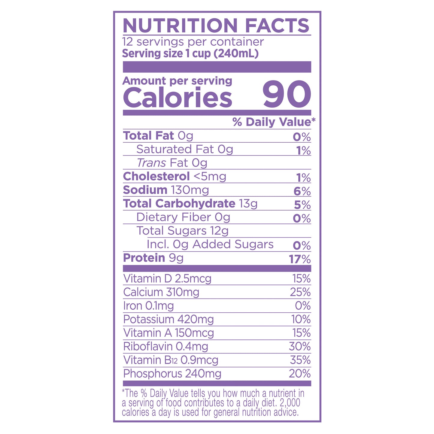 Lactaid Fat Free Milk, 96 oz
