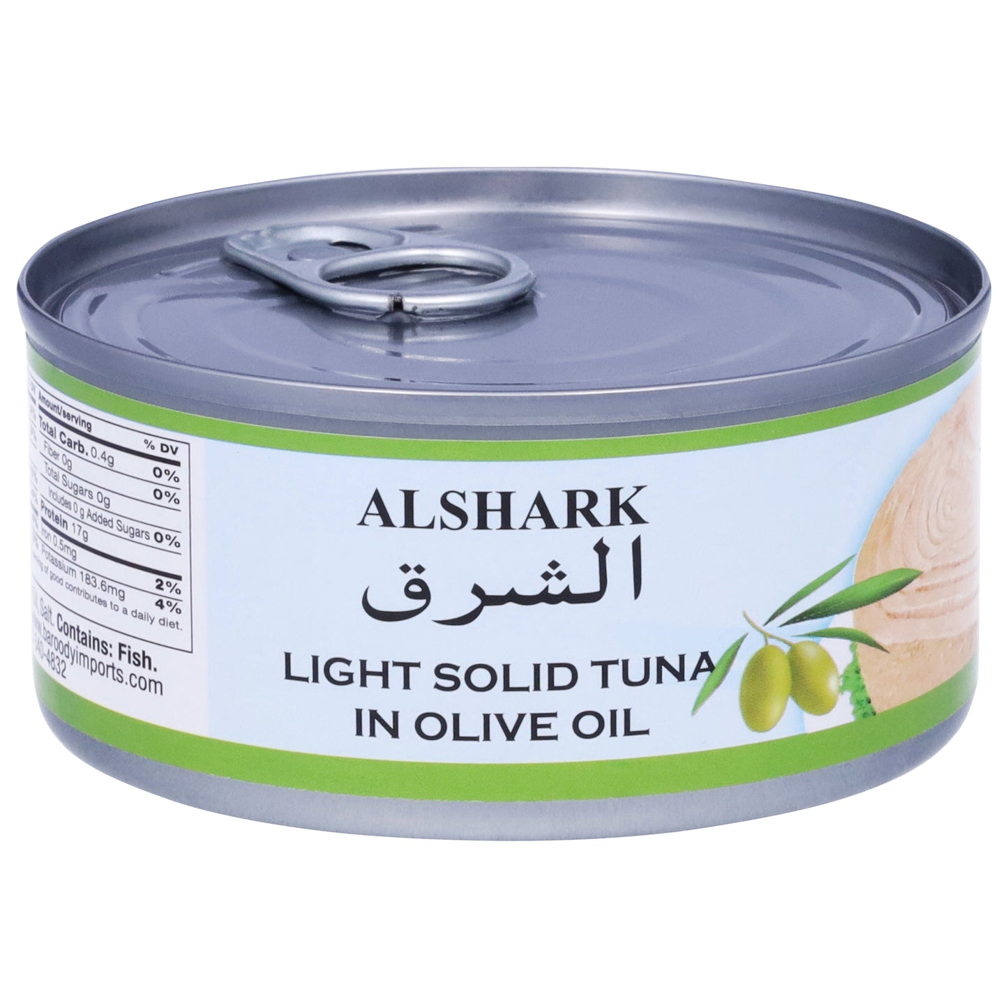 Alshark Light Solid Tuna in Olive Oil 6 oz