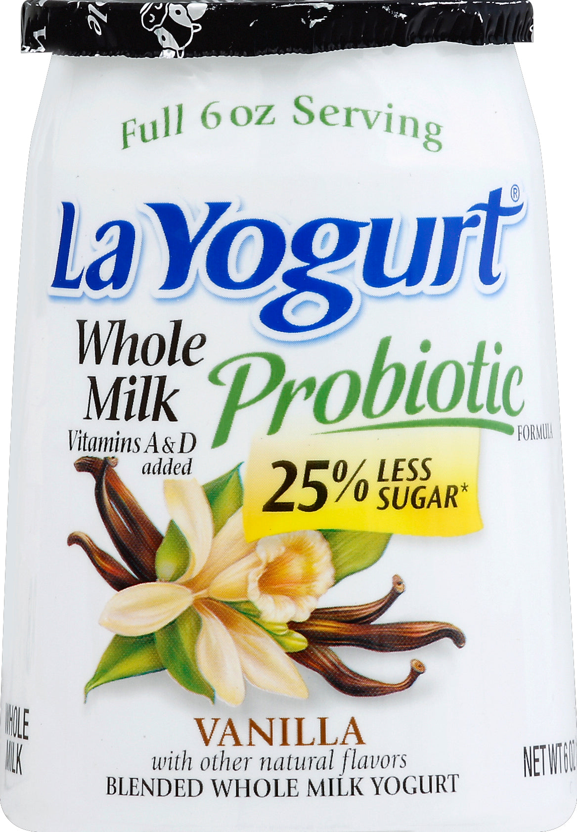La Yogurt LA YOGURT PROBIOTIC VANILLA 6 OZ