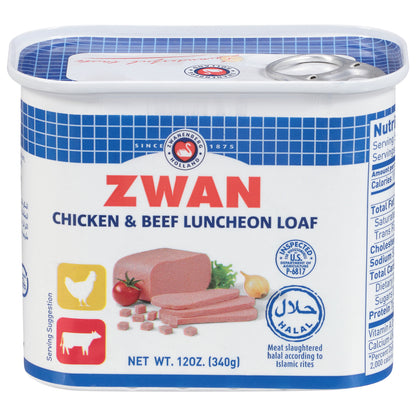 Zwan Chicken & Beef Luncheon Loaf 12 oz