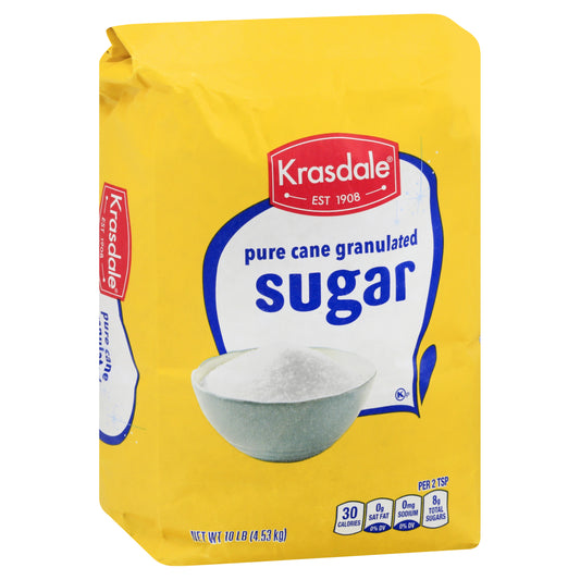 Krasdale Pure Cane Granulated Sugar 10 lb