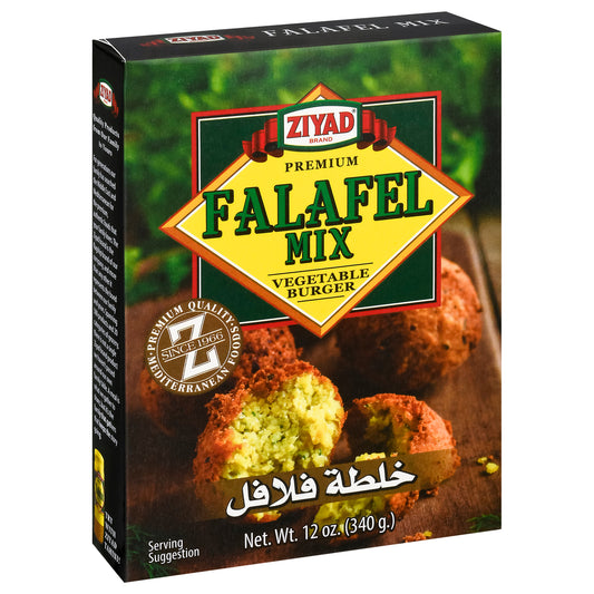 Ziyad Vegetable Burger Premium Falafel Mix 12 oz