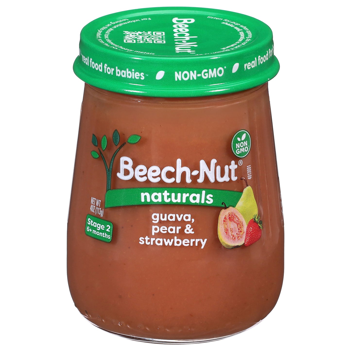 Beech-Nut Naturals Stage 2 (6+ months) Guava Pear & Strawberry 4 oz