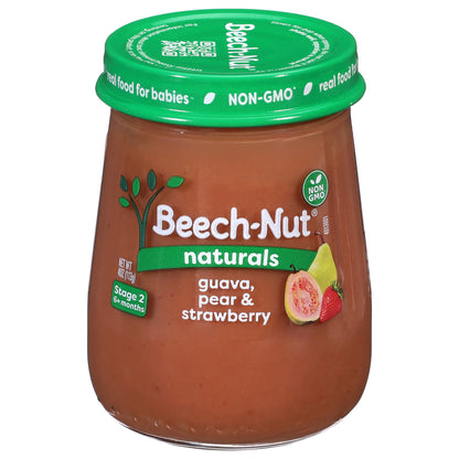 Beech-Nut Naturals Stage 2 (6+ months) Guava Pear & Strawberry 4 oz