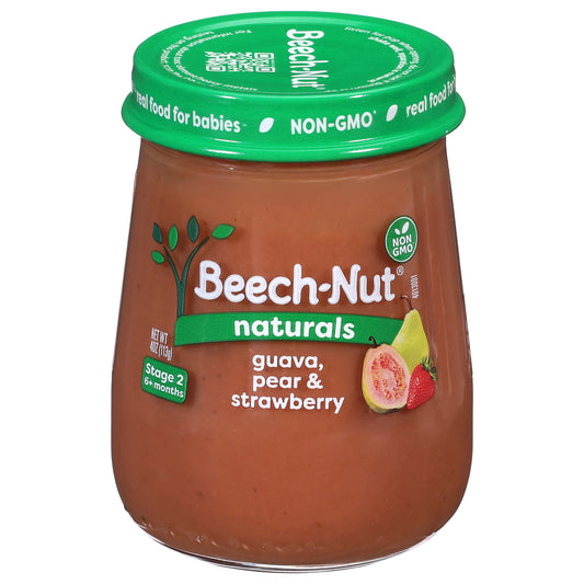 Beech-Nut Naturals Stage 2 (6+ months) Guava Pear & Strawberry 4 oz