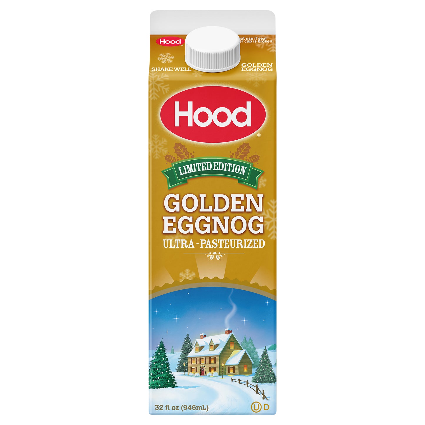 Hood Golden Eggnog,  32 oz