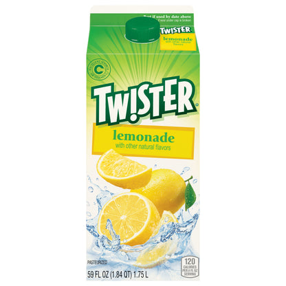 Tw!ster Flavored Drink, Lemonade, 59 Fl Oz Carton