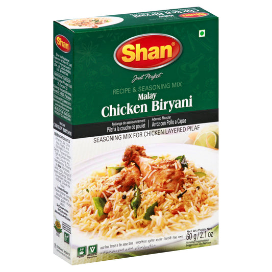 Shan Recipe & Seasoning Mix 60 g - Malay Chicken Biryani