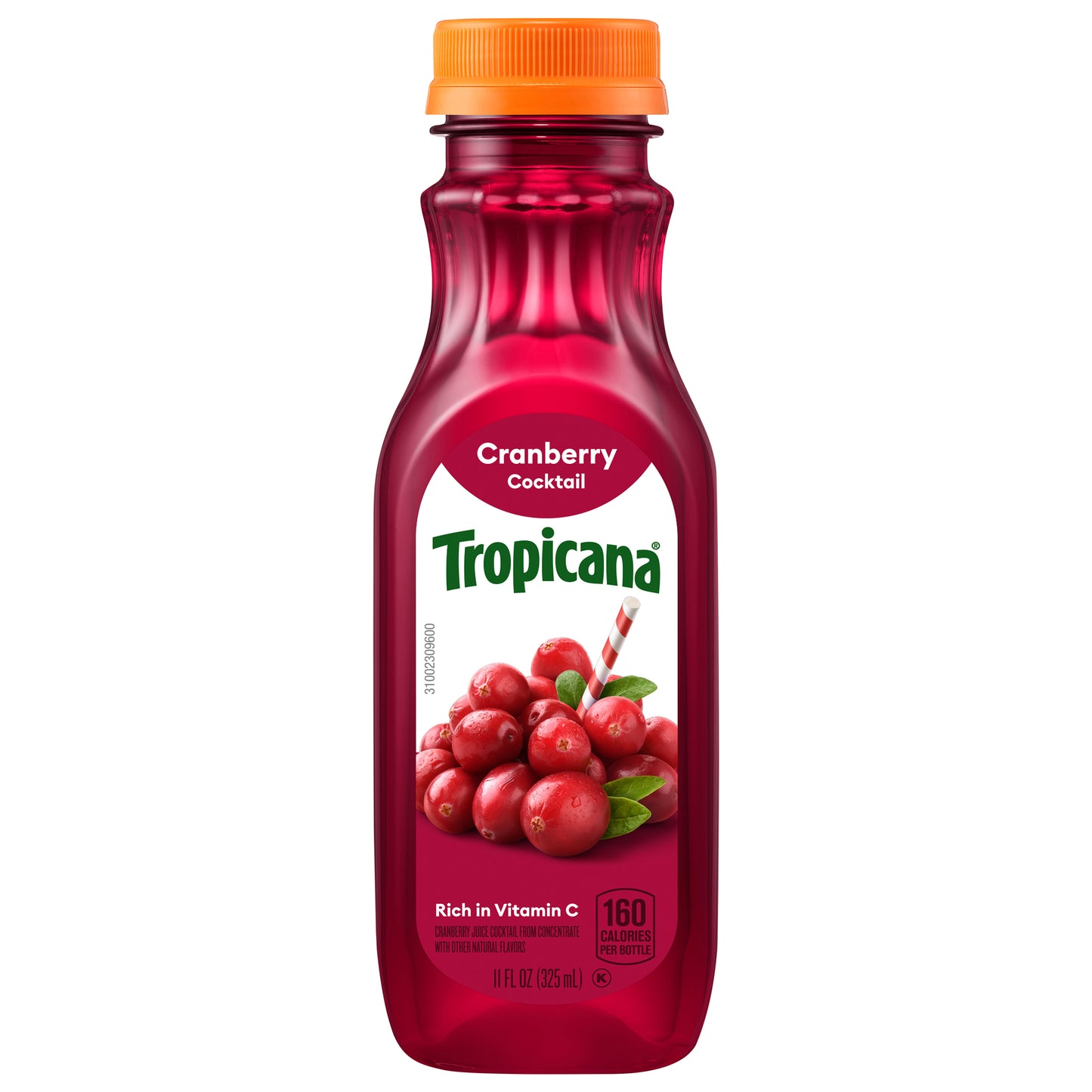 Tropicana Pure Premium Cranberry Cocktail, 11 Fl Oz Bottle