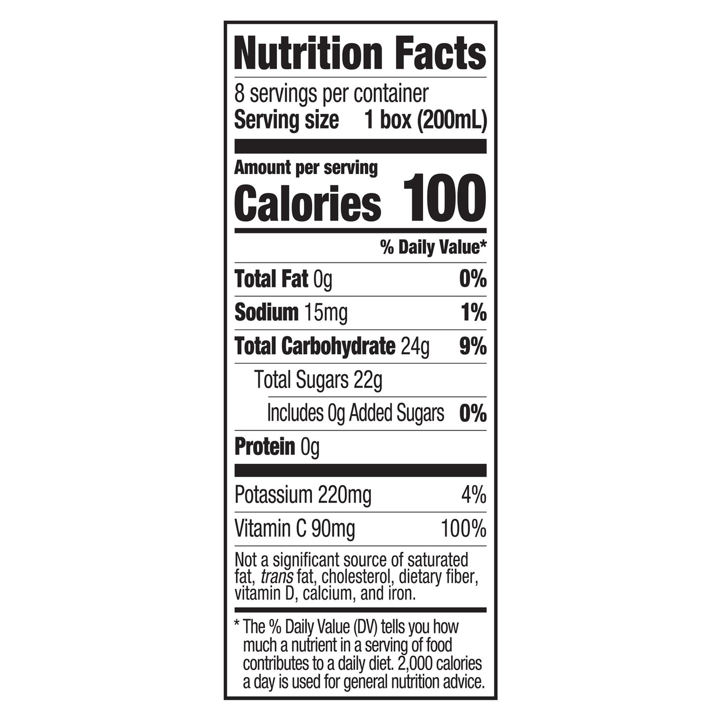 Juicy Juice 100% Juice, Orange Tangerine, 8 Count, 6.75 Fl Oz Juice Boxes